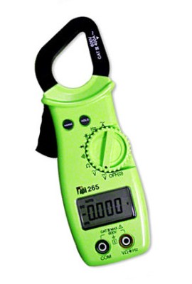 TPI 265 Digital Clamp Meter with Digital Multimeter Functions, DC 600V/AC 400A-