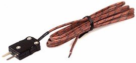 TPI GJ11M J-Type Beaded Thermocouple Probe, 4&#039;-