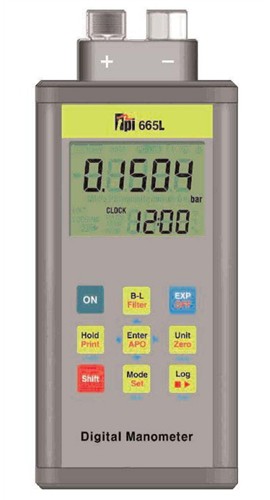 TPI 665L Data Logging Manometer, &amp;plusmn;100 psi-