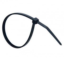 Cole-Parmer 06842-13 40 Pound Nylon Cable Zip Ties, 12.0" L, Black; 100/CS-