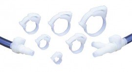 Traceable 3264 Hose/Tubing Clamp, 0.475 to 0.536&quot;, 100-Pack-