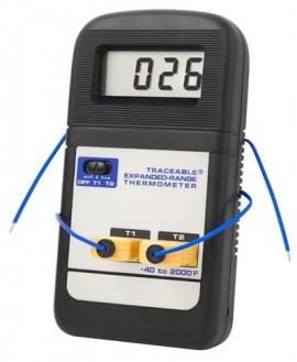 Traceable 4025 Expanded-Range Fahrenheit Thermometer, -40 to 2000&amp;deg;F-