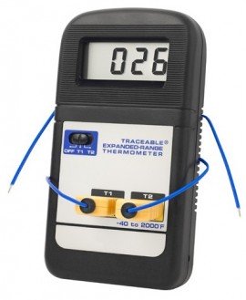 Traceable 4025 Expanded-Range Fahrenheit Thermometer, -40 to 2000&amp;deg;F-