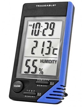 Traceable 4040 Monitoring Hygrometer, Min/Max memory, &amp;deg;F/&amp;deg;C switchable-