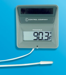 Traceable 4122 Solar-Powered Thermometer, Internal-