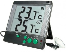 Traceable 4142 Big-Digit 4-Alert Alarm Thermometer, Celsius-