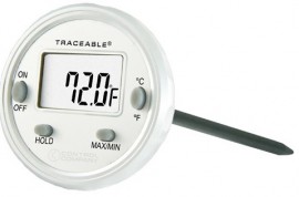 Traceable 4202 Dishwasher Metal Thermometer, -58 to 302&amp;deg;F-