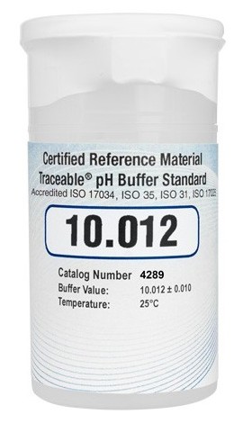 Traceable 4289 One-Shot Standards, 6-Pack, 10.012 pH-