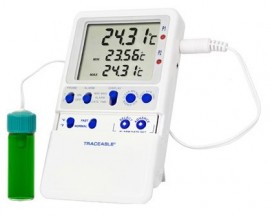 Traceable 4538 Hi-Accuracy Refrigerator Thermometer with Bottle Probe, -58 to 158&amp;deg;F-