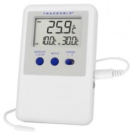 Traceable 4732 Ultra Refrigerator/Freezer Thermometer with 1 Bullet Probe, -58 to 158&amp;deg;F-