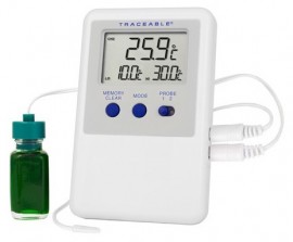 Traceable 4734 Ultra Refrigerator/Freezer Thermometer with 1 Bottle and 1 Bullet Probe, -58 to 158&amp;deg;F-