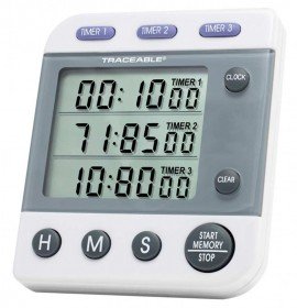 Traceable 5008 Three-Line Alarm Timer-