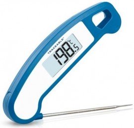 Traceable 6131 Deluxe Rapid Response Stainless-Steel Folding Thermometer, -40 to 482&amp;deg;F-