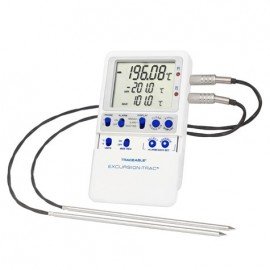 Traceable 6457 Excursion-Trac Data Logging Liquid Nitrogen Thermometer with 2 probes-