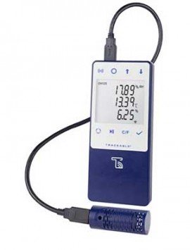 Traceable 6526 Wi-Fi Data Logging CO&lt;sub&gt;2&lt;/sub&gt; Meter with external ambient sensor-