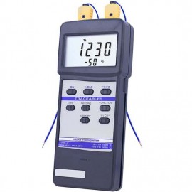 Traceable 91210-03 Dual-Input/Output Thermocouple Thermometer with RS-232 and calibration, -58 to 1,999&amp;deg;F-