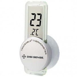 Traceable 98767-26 See-Through Refrigerator Thermometer Ultra with calibration, &amp;plusmn;0.5&amp;deg;C accuracy-