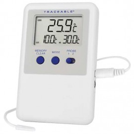 Traceable 98767-56 Ultra Refrigerator/Freezer Thermometer with calibration, 1 bullet probe, -58 to 158&amp;deg;F-