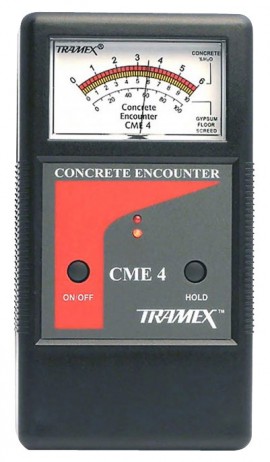 Rental - Tramex CME4 Concrete Moisture Detector-