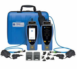 TREND Networks R163011 LanTEK IV-S Copper and Fiber Data Cable Certifier with PL/CH adapters, No Wi-Fi, 3000 MHz-