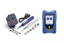 TREND Networks R240-PMIV FiberMASTER MM and SM Power Meter with interchangeable SC/SC/FC connectors, inspection port, VFL-