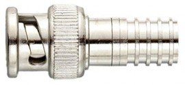 Triplett 301-75-2TP Male BNC Uni-Crimp Connector, 75 &amp;ohm;, 10-pack-