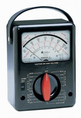 Triplett 630 Classic Analog Volt-Ohm Milliammeter, 28 ranges-