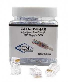Triplett CAT5-HSP CAT5/6 Connector, male, 50-pack-