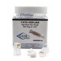 Triplett CAT6-HSPJAR CAT5/6 Connector, male, 100-pack-