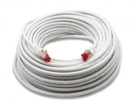 Triplett CAT6A 10 GBPS Professional Grade Patch Cable, 100&#039;, white-