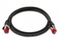Triplett CAT6A 10 GBPS Professional Grade Patch Cable, 3&#039;, black-