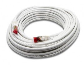 Triplett CAT6A 10 GBPS Professional Grade Patch Cable, 50&#039;, white-
