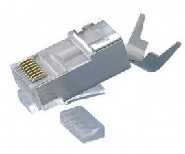 Triplett CAT7-HPPS-HP RJ45 Shielded Connector, CAT7, 100-pack-