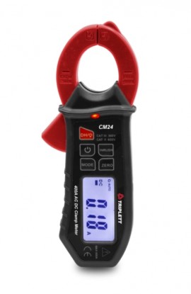 Triplett CM24 TRMS AC/DC Mini Clamp Multimeter with Inrush, 400 A-