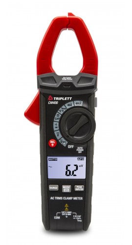 TRIPLETT CM450 True RMS AC Clamp Meter 400 A, 1000 V-