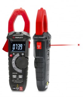 Triplett CM675IR-NIST True RMS AC/DC Clamp Meter with 4:1 IR thermometer, 600A-