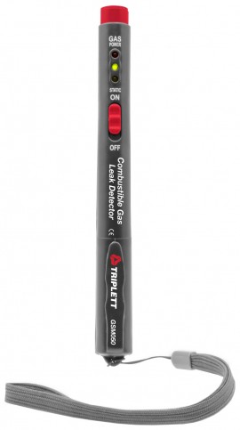 Triplett GSM050 Combustible Gas Leak Detector, 500 to 6500 ppm-