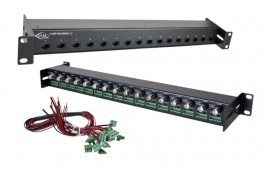 Triplett H16P-RJ45BNC-2 CCTV Security Camera Balun Hub, 16 Position BNC to RJ45, 100 to 300&#039;-