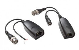 Triplett HDB-PVCRJ45PT2 High-Definition Video and Power Balun, 1-pair, 5 MP-