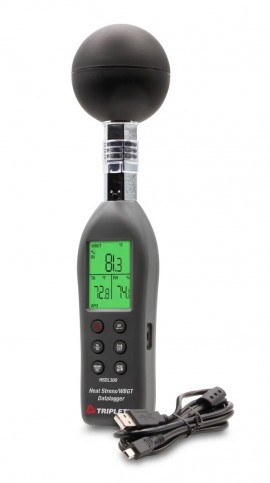 Triplett HSDL300-NIST Heat Stress/WBGT Datalogger, 32 to 176°F-