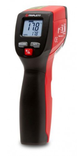 Triplett IRT220-NIST 12:1 Infrared Thermometer, -4 to 932°F (-20 to 500°C),-