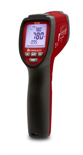 Triplett IRT500 IR Thermometer with type-K probe, -58 to 1832&amp;deg;F-