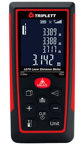 Triplett LD70 Laser Distance Meter-