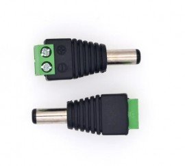 Triplett TBMB-10PK DC Male Plug to Terminal Block, 10-pack-