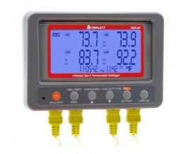 Triplett TMDL400 Wall-Mount Thermocouple Data Logger (SD), 4 channels, type K-