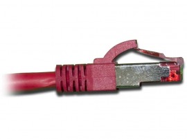 Triplett TRI-TB-CAT6A-FN-001F-RD CAT6 Patch Cables, 1', red-
