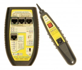 Triplett TVR 10/100/1000 LAN Tester for Gigabit, Duplex and PoE-