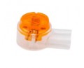 GEM UYC-100PK Two-Wire Insulation Displacement Connector, yellow, 100-pack-