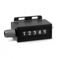 Trumeter 22 Series Rotary Counter with five digits, top going, left-hand-