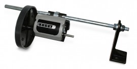 Trumeter 2401-54MFG 1-Wheel Mechanical Length Measuring Unit, Feet/Inches, Top-Going-